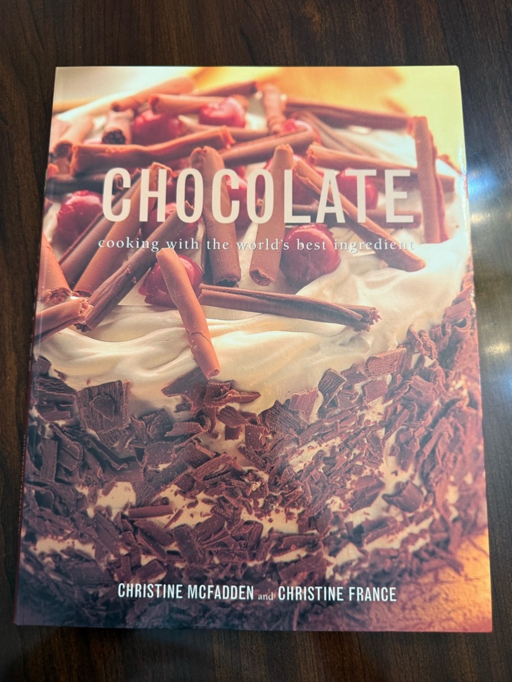 Chocolate Cookbook by Christine McFadden & Christine France - Brown, White